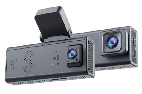 AGRI SOLSEC- 4G GPS Dual View Dash Cam with- SIMCARD and Memory