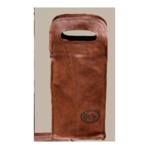 LEATHER EASY WINEBAG - LIGHT BROWN