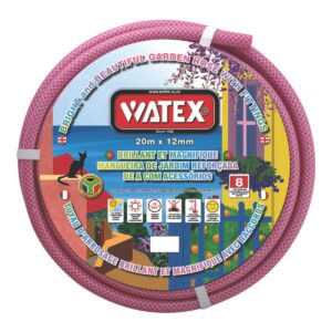 HOSEPIPE WATEX PINK(1/2) 12MMX20M W/FIT