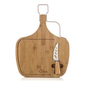 Bamboo Cheese Board D/Pink