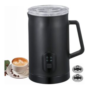 BezosMax 4in1 Electric Milk Frother, Automatic Warm & Cold Foam Maker