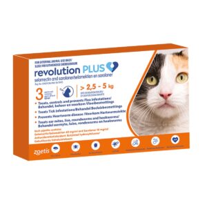Revolution Plus 0.5ml x 3 tubes - 2.5kg - 5kg