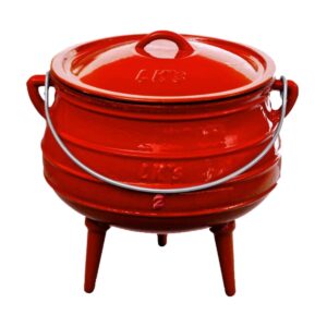 LK's enamel size 2 potjie pot