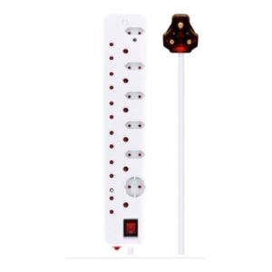 Ellies 12 Way Multi Plug with High Surge Protection