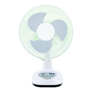 U/TEC Monsoon AC/DC 2 Speed Oscillating Fan with Built-in LED Light