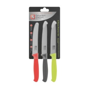 RICHARDSON SHEFFIELD R400 SERIES 3 PIECE STARTER KNIFE SET