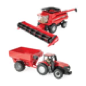 1/32 CASE IH COMBINE HARVESTING TOY SET