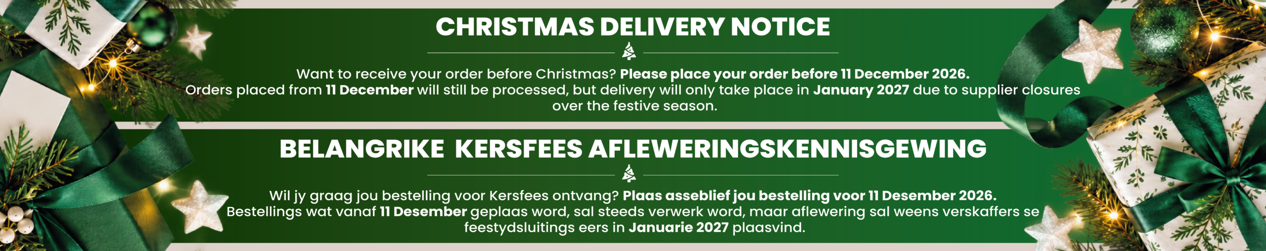 BONUS SHOP CHRISTMAS BANNER